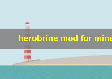 herobrine mod for minecraft